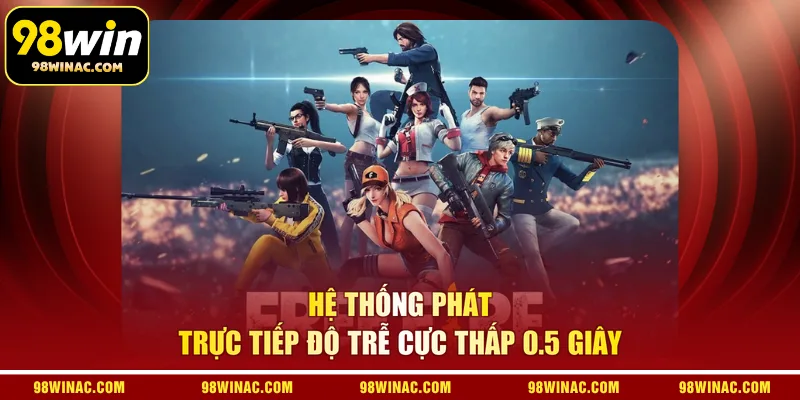 Hệ thống phát trực tiếp độ trễ cực thấp 0.5 giây