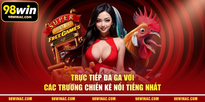Trực tiếp đá gà với các trường chiến kê nổi tiếng nhất